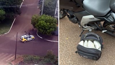 Imagem referente a notícia: Helicóptero da PM flagra tráfico na BR-277 e termina em prisão no Oeste do Paraná