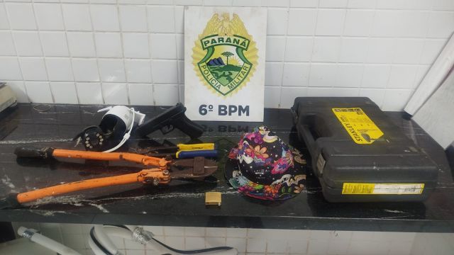 Perseguição termina com três presos após furto em obra e simulacro de pistola no bairro Parque São Paulo