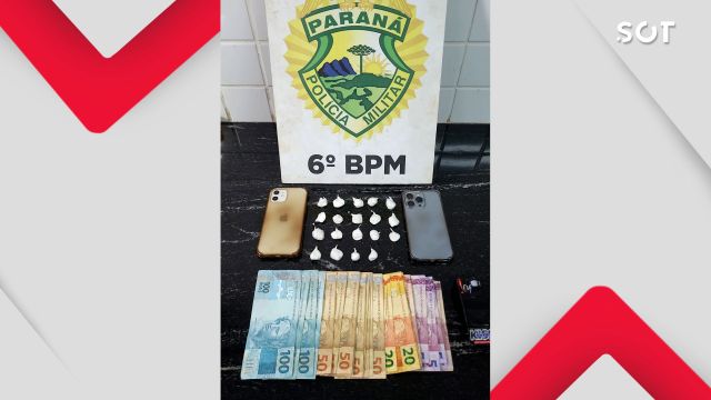 Entrega Interrompida: ROCAM prende suspeito de tráfico de cocaína em carro de delivery no Bairro Esmeralda
