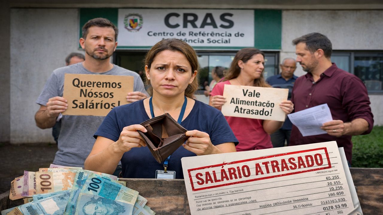 Atraso em salários e vale-alimentação revolta terceirizados da assistência social após troca de empresa