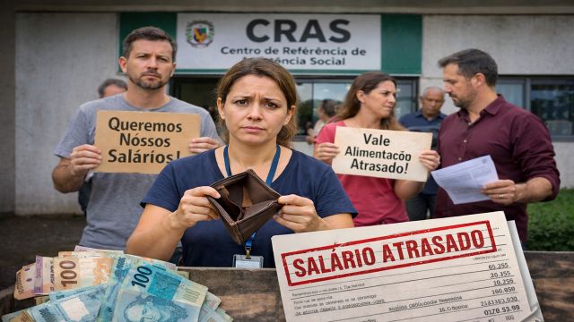 Atraso em salários e vale-alimentação revolta terceirizados da assistência social após troca de empresa