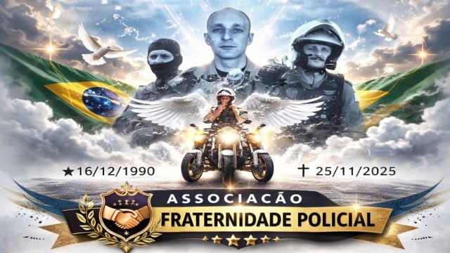 Imagem referente a notícia: Nasce a "Fraternidade Policial" para garantir o futuro dos filhos de um herói que não voltou para casa; Entenda e ajude!