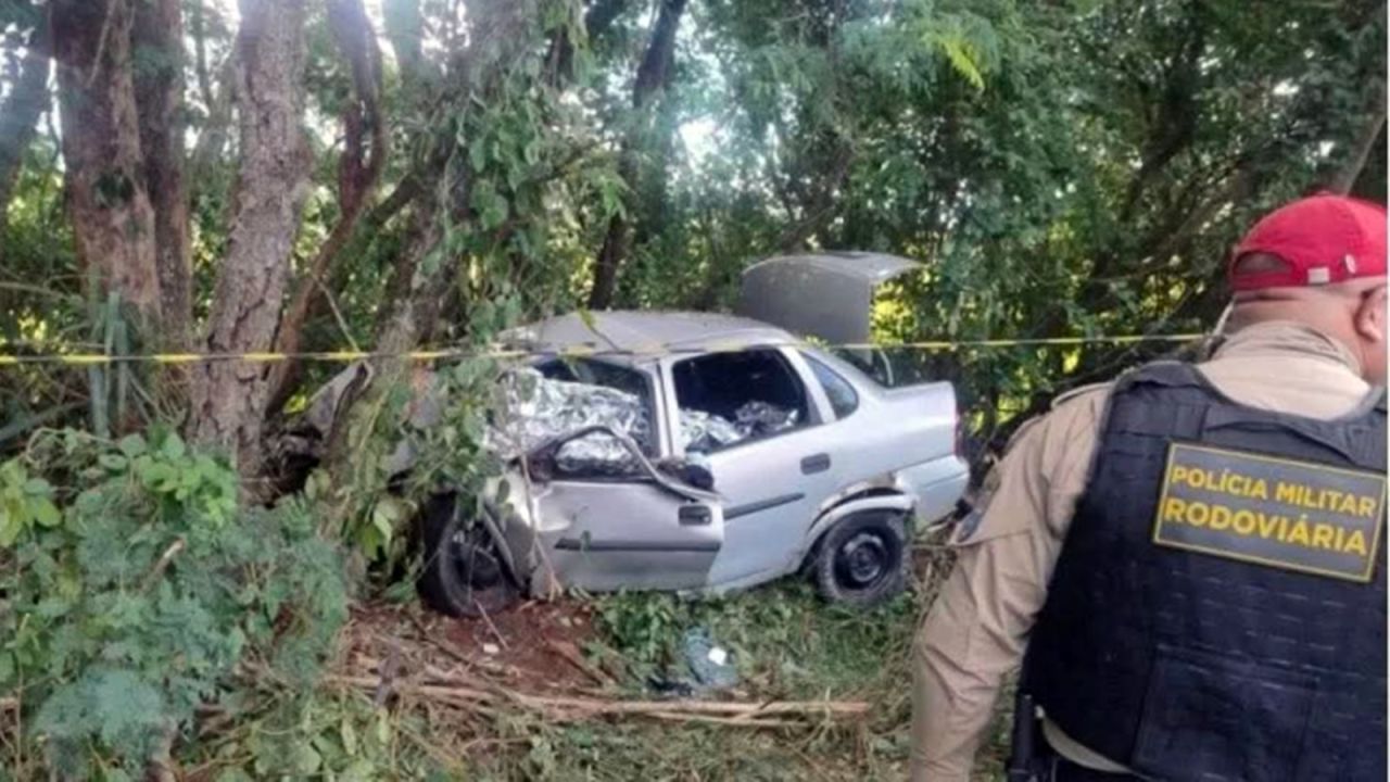 Tragédia na PR-218: três jovens de Ventania morrem em grave acidente no Norte Pioneiro