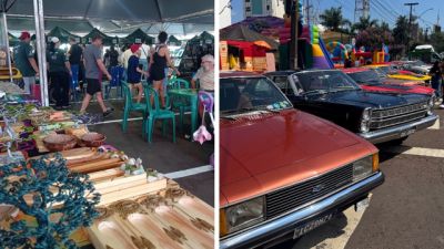 Imagem referente a notícia: Feira do Teatro completa 8 anos, dobra de tamanho e vira tradição nos domingos de Cascavel