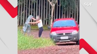 Imagem referente a notícia: Denúncia leva a flagrante e multa por descarte irregular em Cascavel e reforça papel do cidadão no combate ao crime ambiental