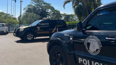 Imagem referente a notícia: Polícia Federal prende acusado de roubo e sequestro foragido desde 2025 após captura no Paraguai