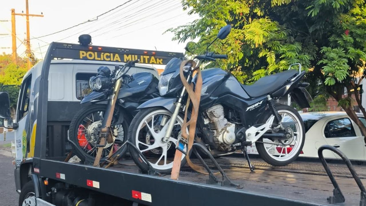 Imagem referente a notícia: Operação “Equilíbrio Perdido” apreende motos e mira irregularidades no trânsito em Cascavel
