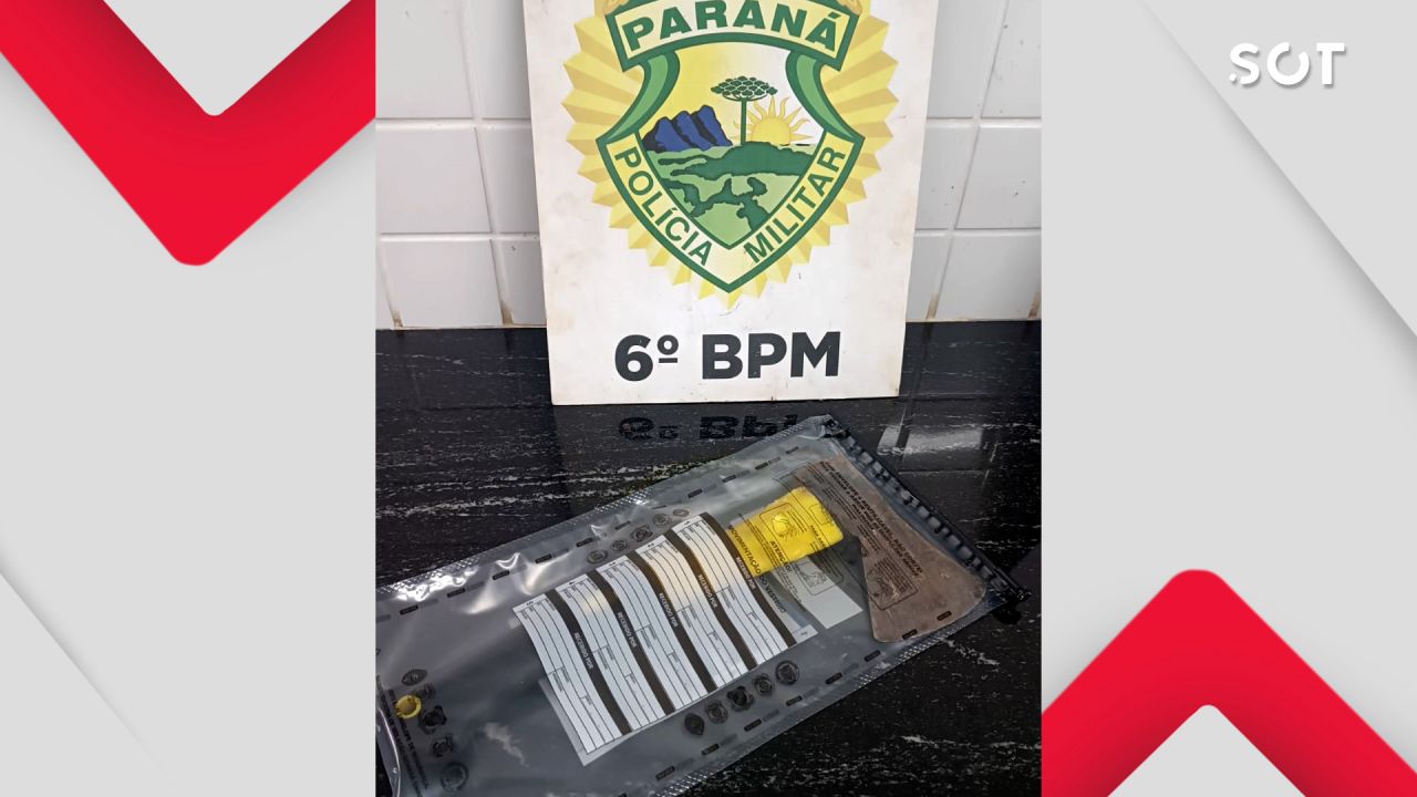 Jovem é preso após ameaçar familiar com machadinha e destruir casa no Bairro Santa Felicidade