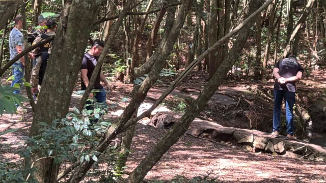 Imagem referente a notícia: Homem é encontrado morto em área de mata no Lago Municipal de Cascavel e caso mobiliza forças de segurança