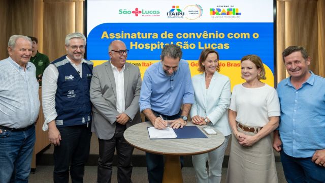 Imagem referente a notícia: Itaipu firma convênio com hospital de Cascavel para melhorar atendimento de pacientes do SUS