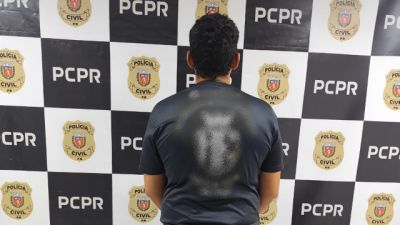 Imagem referente a notícia: Mandado de prisão é cumprido em Cascavel: homem condenado por tráfico de drogas volta para a cadeia