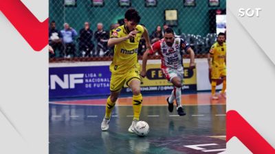 Imagem referente a notícia: Cascavel Futsal cai nos pênaltis e está eliminado da Super Copa Gramado após duelo equilibrado contra o Praia Clube