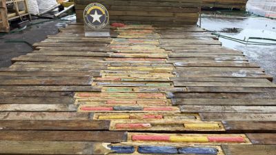 Imagem referente a notícia: Receita Federal encontra 226 quilos de cocaína em terminal privado em Paranaguá