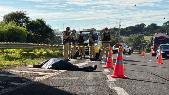 Imagem referente a notícia: Homem morre após queda do viaduto da Avenida Piquiri, em Cascavel