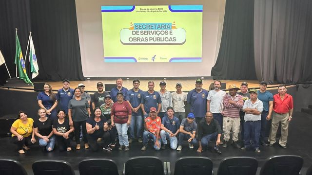 Imagem referente a notícia: Secretaria de Serviços e Obras Públicas apresenta ações e resultados durante a Escola de Governo em Corbélia