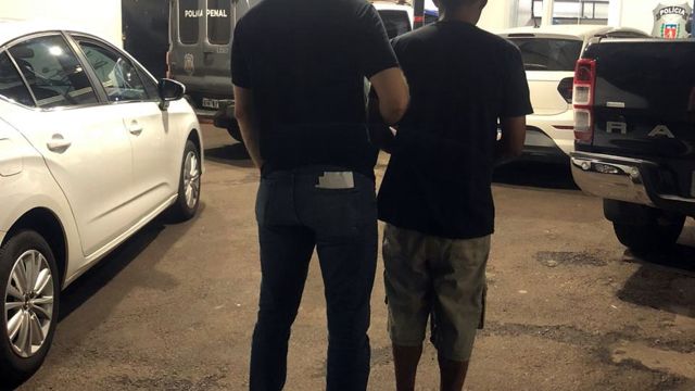 Imagem referente a notícia: Padrasto condenado por estupro de vulnerável é preso em Cascavel após decisão judicial definitiva