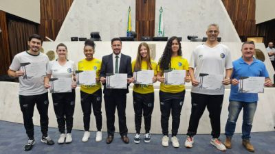 Imagem referente a notícia: Deputado Arilson propõe homenagem à Seleção Brasileira Feminina Sub-20 de Handebol