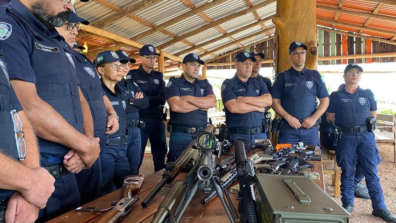Guarda Municipal de Toledo realiza curso de armamento e tiro para os agentes