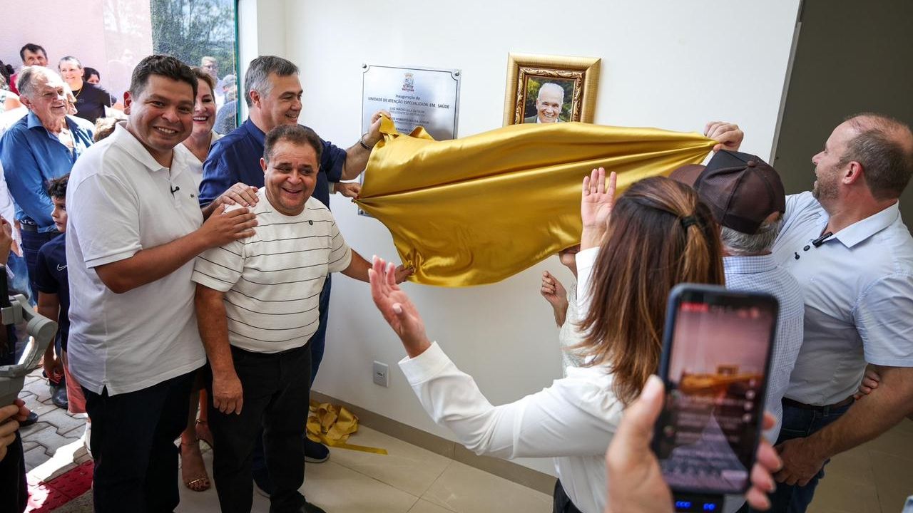 Hospital inaugurado em Capitão Leônidas Marques reforça atendimento regional, destaca Gugu Bueno