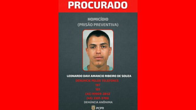 Imagem referente a notícia: Delegacia de Homicídios divulga foto de homem procurado por homicídio de Janaina Teixeira Fogaça