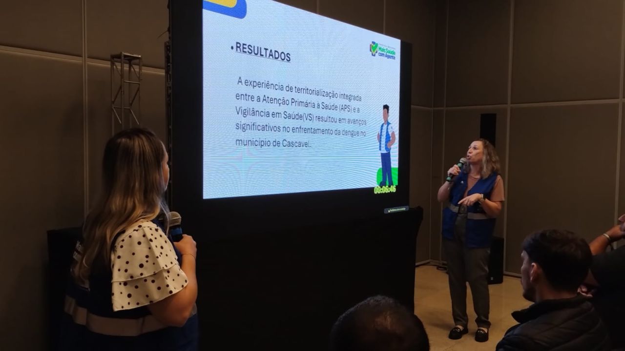 Cascavel é destaque na Mostra Nacional Mais Saúde com Agente e apresenta experiência positiva