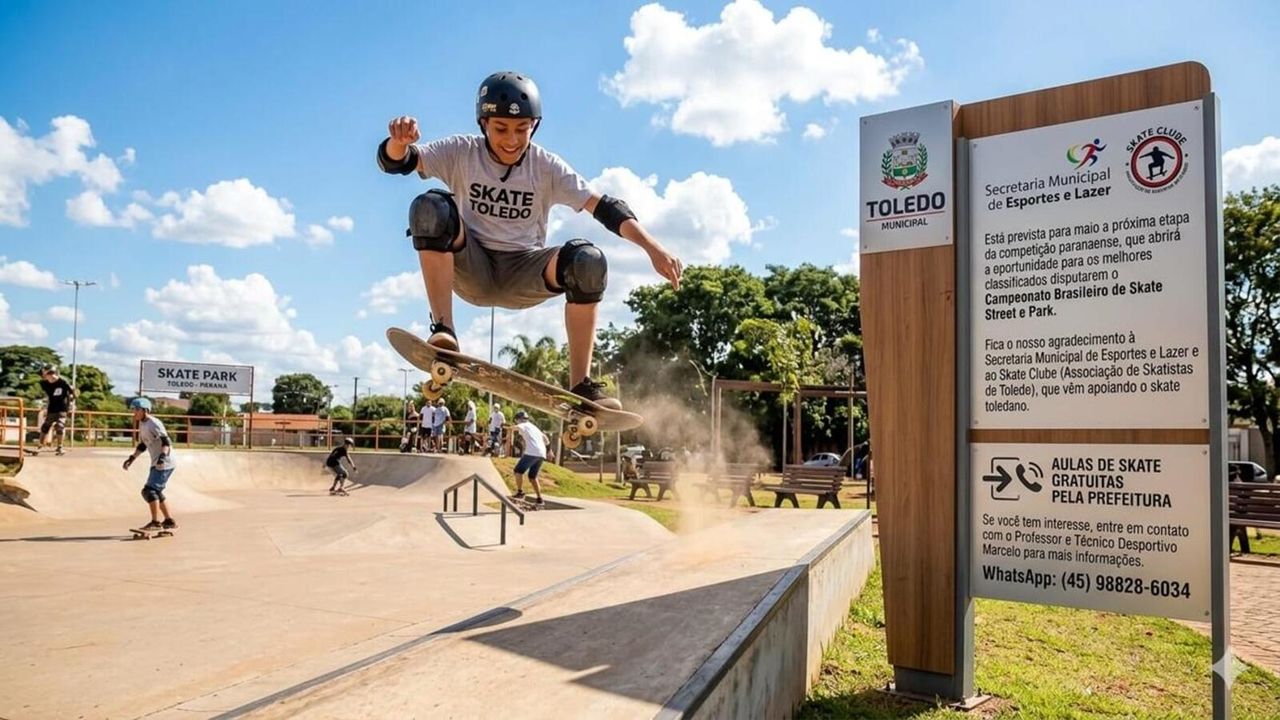 Skatistas de Toledo representam o município em duas competições estaduais