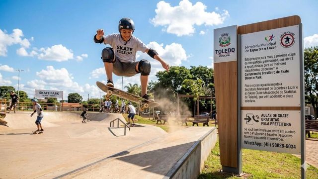 Imagem referente a notícia: Skatistas de Toledo representam o município em duas competições estaduais