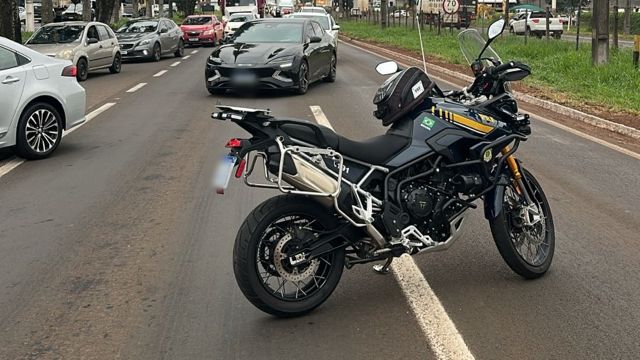 Imagem referente a notícia: Motociclista com CNH cassada atropela pedestre na BR-369, no norte do Paraná