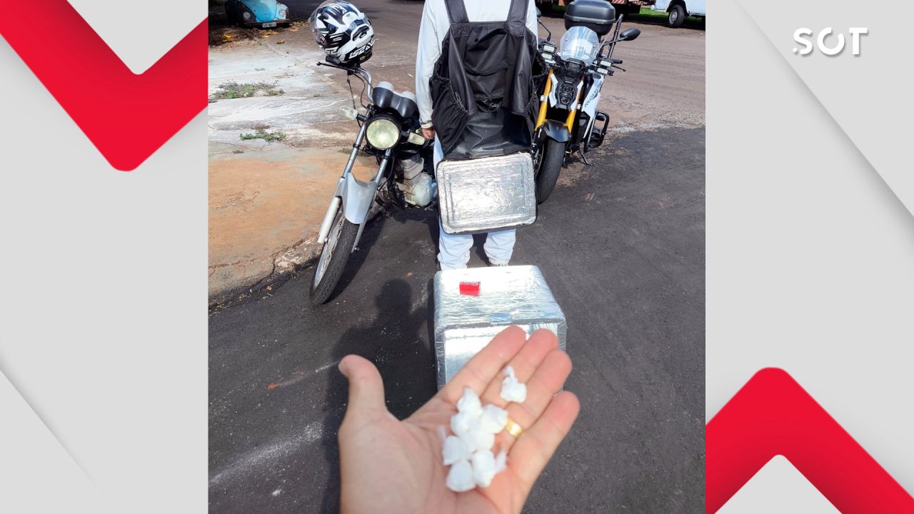 Disk Drogas: Motociclista é preso por tráfico após tentar fugir de abordagem policial em Cascavel