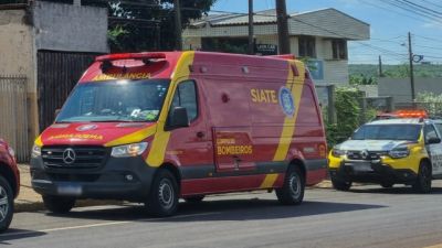 Imagem referente a notícia: Homem supostamente baleado mobiliza bombeiros em Cascavel, mas é encontrado apenas com sinais de agressão