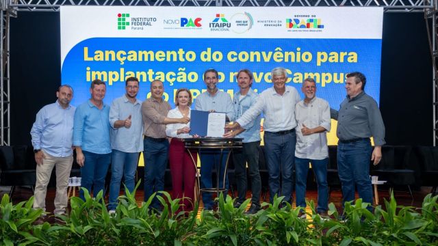 Imagem referente a notícia: Com investimentos da Itaipu, novo campus do IFPR em Maringá vai ofertar 1,4 mil vagas