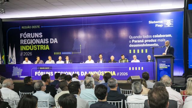 Imagem referente a notícia: Fiep defende política industrial regionalizada para impulsionar desenvolvimento no Oeste do Paraná