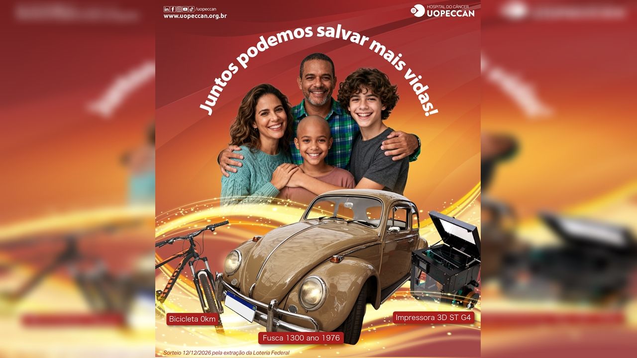 Uopeccan lança Ação Entre Amigos 2026 com Fusca 1976 como prêmio principal