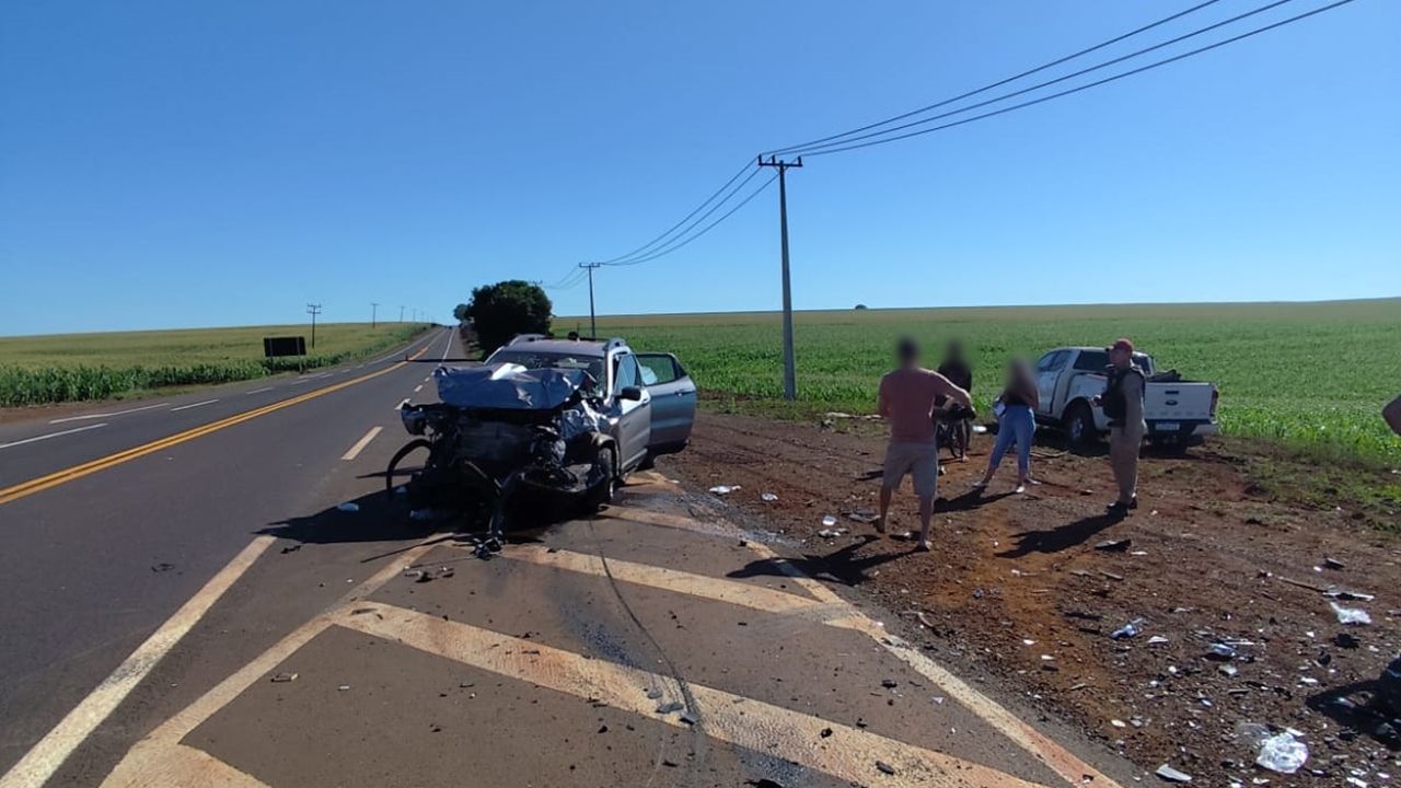 Acidente com três feridos é registrado na PR-486 em Assis Chateaubriand