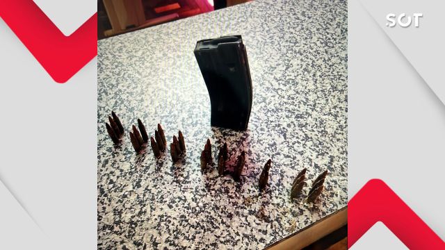 Carregador de fuzil com 30 munições é encontrado em empresa na Avenida Brasil, em Cascavel