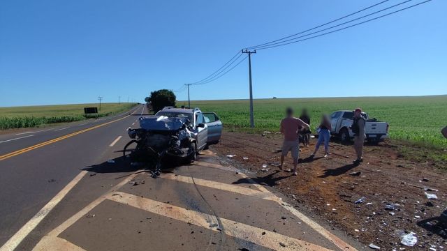 Acidente com três feridos é registrado na PR-486 em Assis Chateaubriand