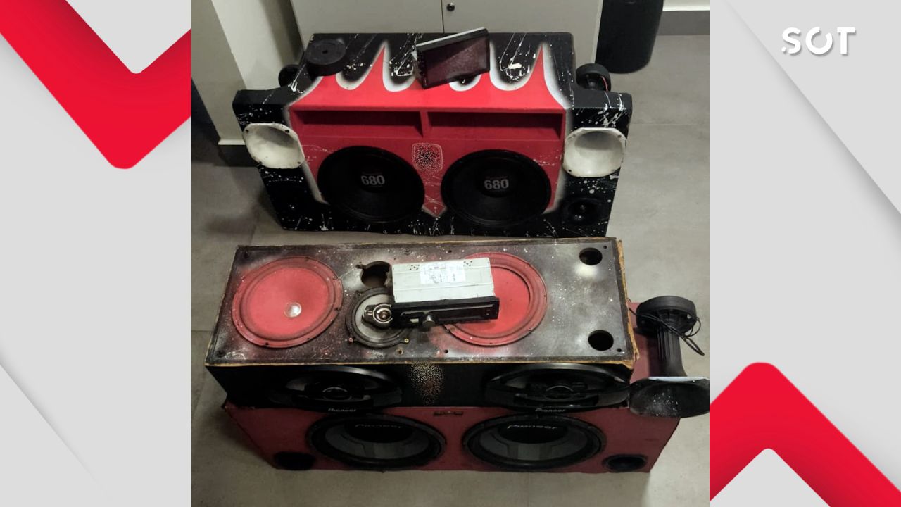 PM apreende som automotivo após perturbação do sossego no Jardim Riviera, em Cascavel