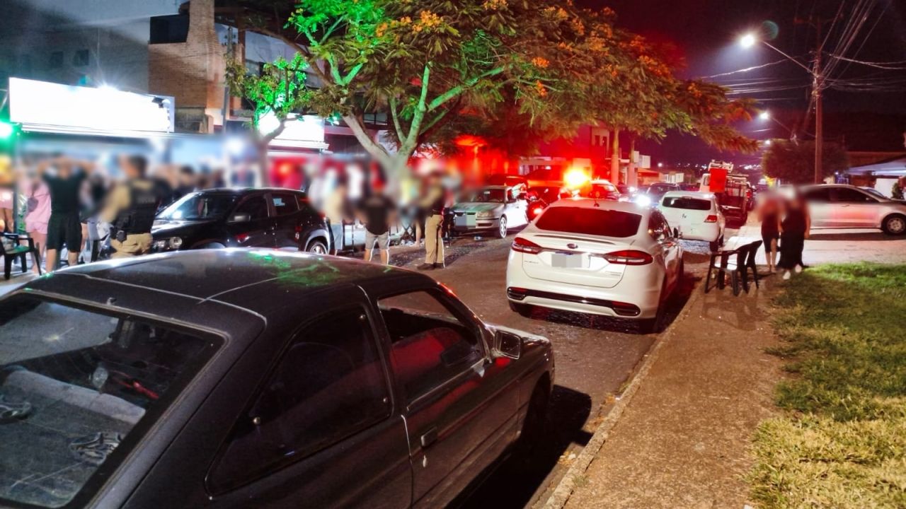 PM atende ocorrência de perturbação do sossego e irregularidades em confraternização em Cascavel
