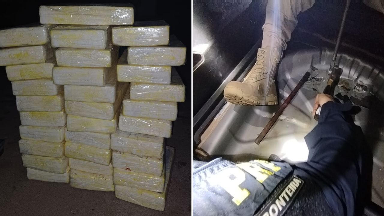 PRF apreende quase 44 kg de cocaína em Jeep Compass na PR-323, perto de Maringá