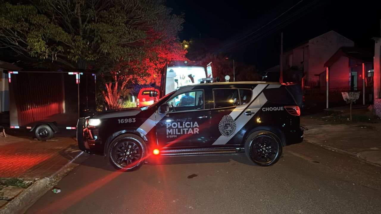 Homem é alvejado por disparos de arma de fogo e é socorrido em estado grave no região Norte de Cascavel