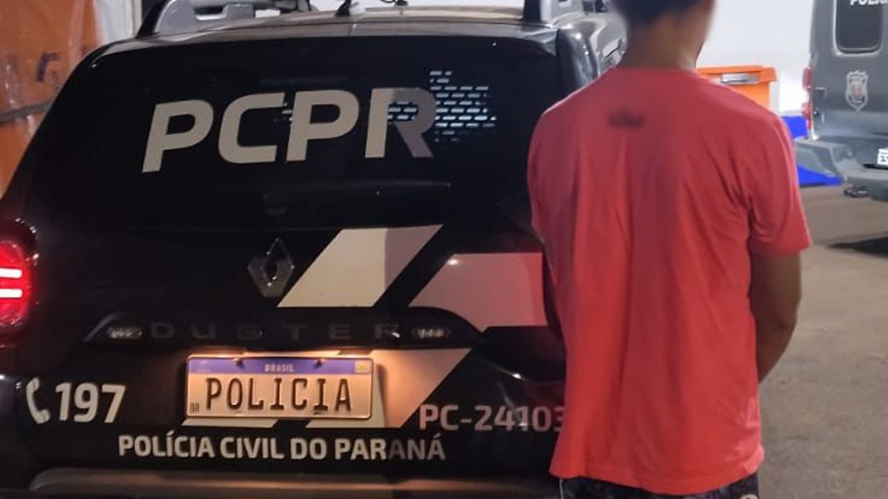 Homem é preso em Cascavel por subtração de incapaz após ser flagrado com adolescente foragido