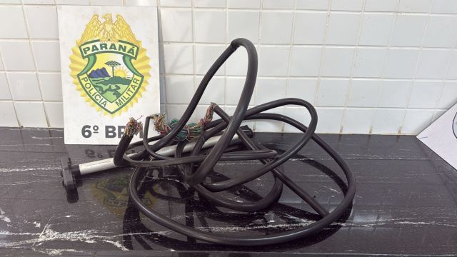 Dupla é presa em flagrante por furto de fios de energia no Bairro Universitário