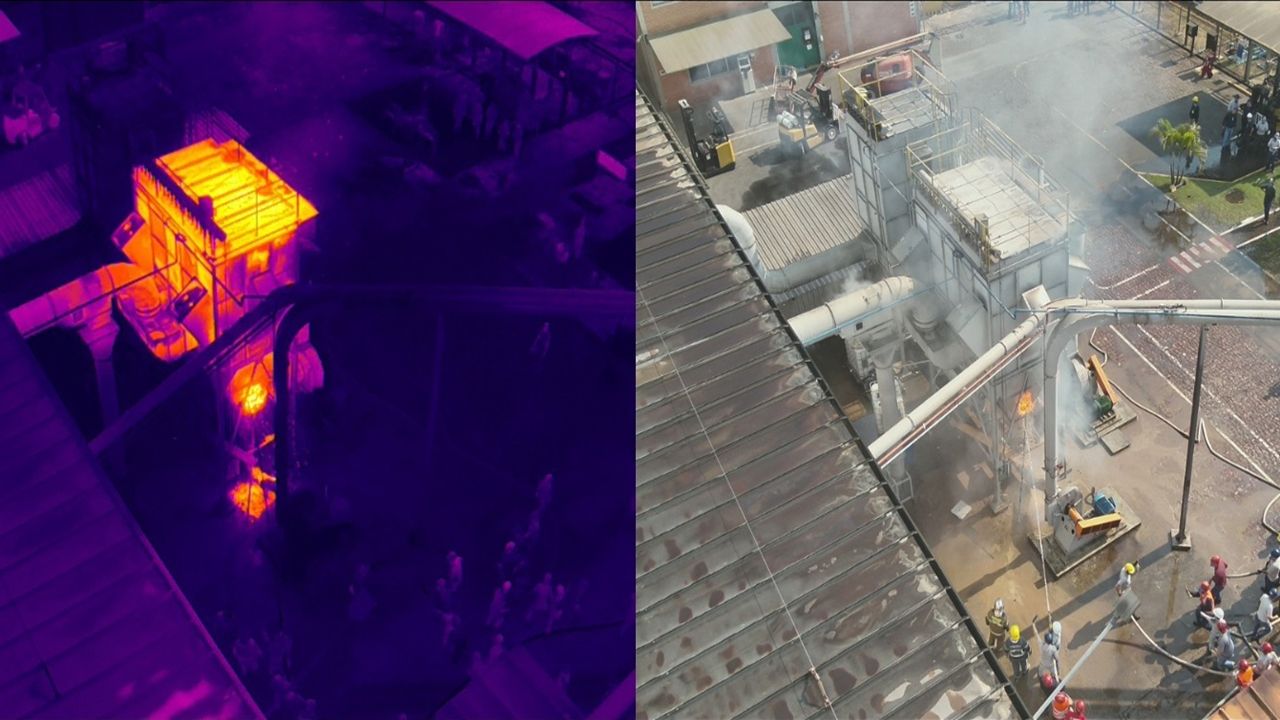 Drones otimizam operações dos bombeiros e auxiliam no combate a incêndios no Paraná