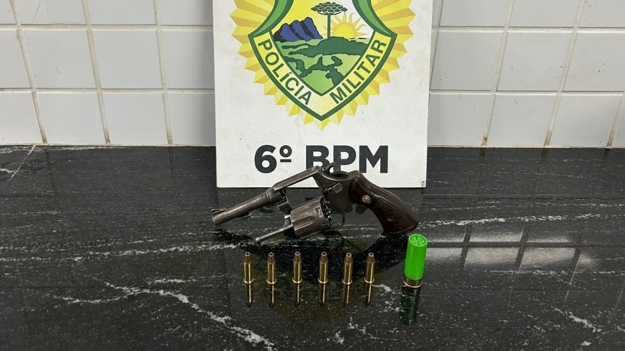 Operação Noite Segura prende dois suspeitos de tentativa de homicídio e apreende arma em Santa Tereza do Oeste