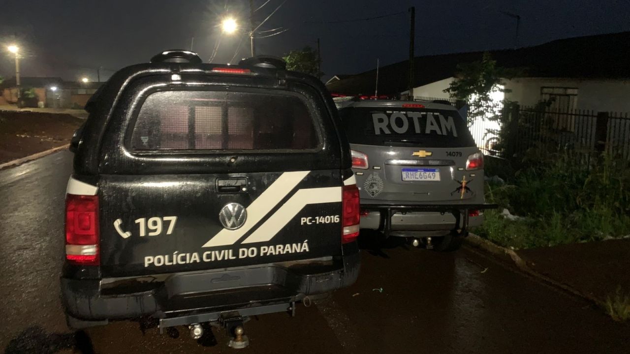 Operação Noite Segura prende dois suspeitos após tentativa de homicídio em Santa Tereza do Oeste