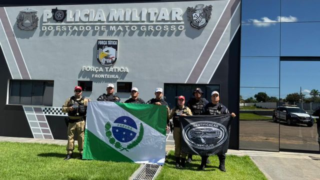 Policiais do Paraná participam de curso especializado de identificação veicular na fronteira com a Bolívia