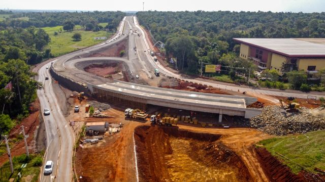 Duplicação da BR-469 avança a 84% e deve ser concluída em julho de 2026 em Foz do Iguaçu