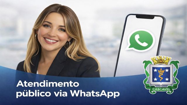 Imagem referente a notícia: Cascavel lança assistente virtual via WhatsApp para agilizar serviços públicos urbanos da SESOP