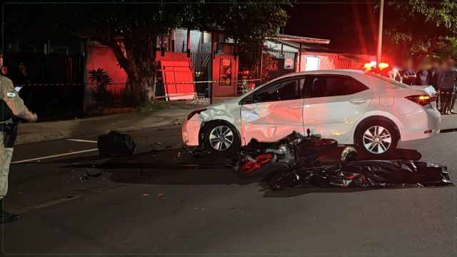Imagem referente a notícia: Identificado motociclista que morreu em grave colisão de trânsito no Bairro Brasília