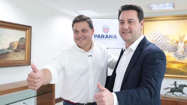 Ratinho Junior define Sandro Alex como pré-candidato ao Governo do Paraná
